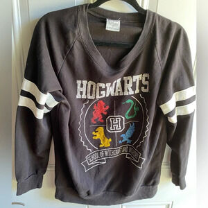 Harry Potter Hogwarts Pullover Sweater XL 15/17 School Of Witchcraft AndWizardry